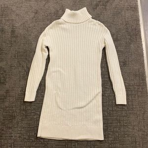 Banana Republic cream sweater dress